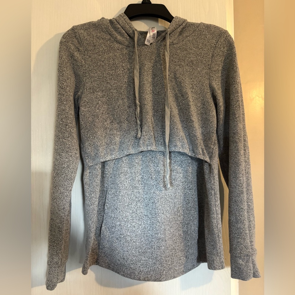 Latched Mama Heather Gray Women's Hoodie